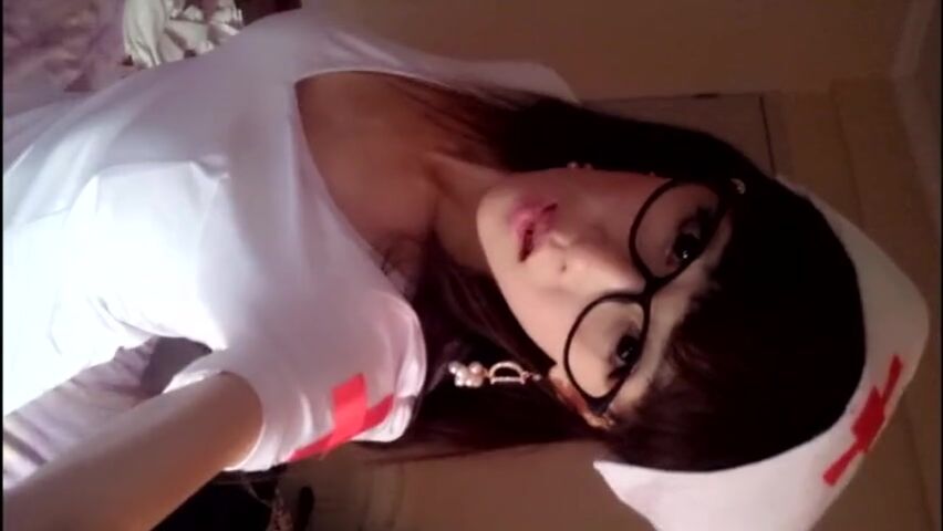 浪骚黑丝护士服女主播