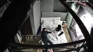 臻品360 主题酒店工业风套房偷拍眼镜大学生情侣小哥穿着睡衣和女友做爱好有家一样的感觉