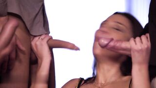 【麻花传媒视频】骚货人妻和三个大汉深插高潮不间断高潮