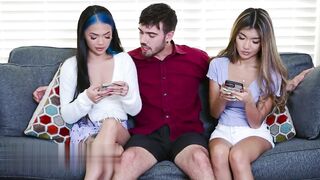 【麻花传媒视频】亚洲继姐妹佩斯利·佩奇必须满足他们的继兄弟