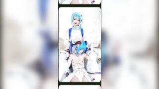 【麻花免费视频】极品Cos爆机少女喵小吉《双子最强冰雪组合》原神花嫁+甘雨优菈