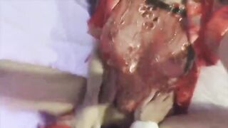 系列圣诞特辑高颜值美女COS性感圣诞小麋鹿被圣诞老爷爷啪啪嗲叫声刺激.